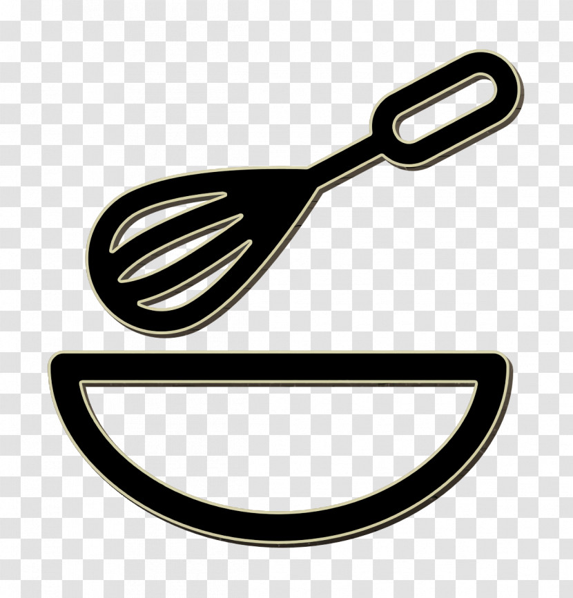 Kitchen Icon Bakery Lineal Icon Whisk And Bowl Icon Transparent PNG