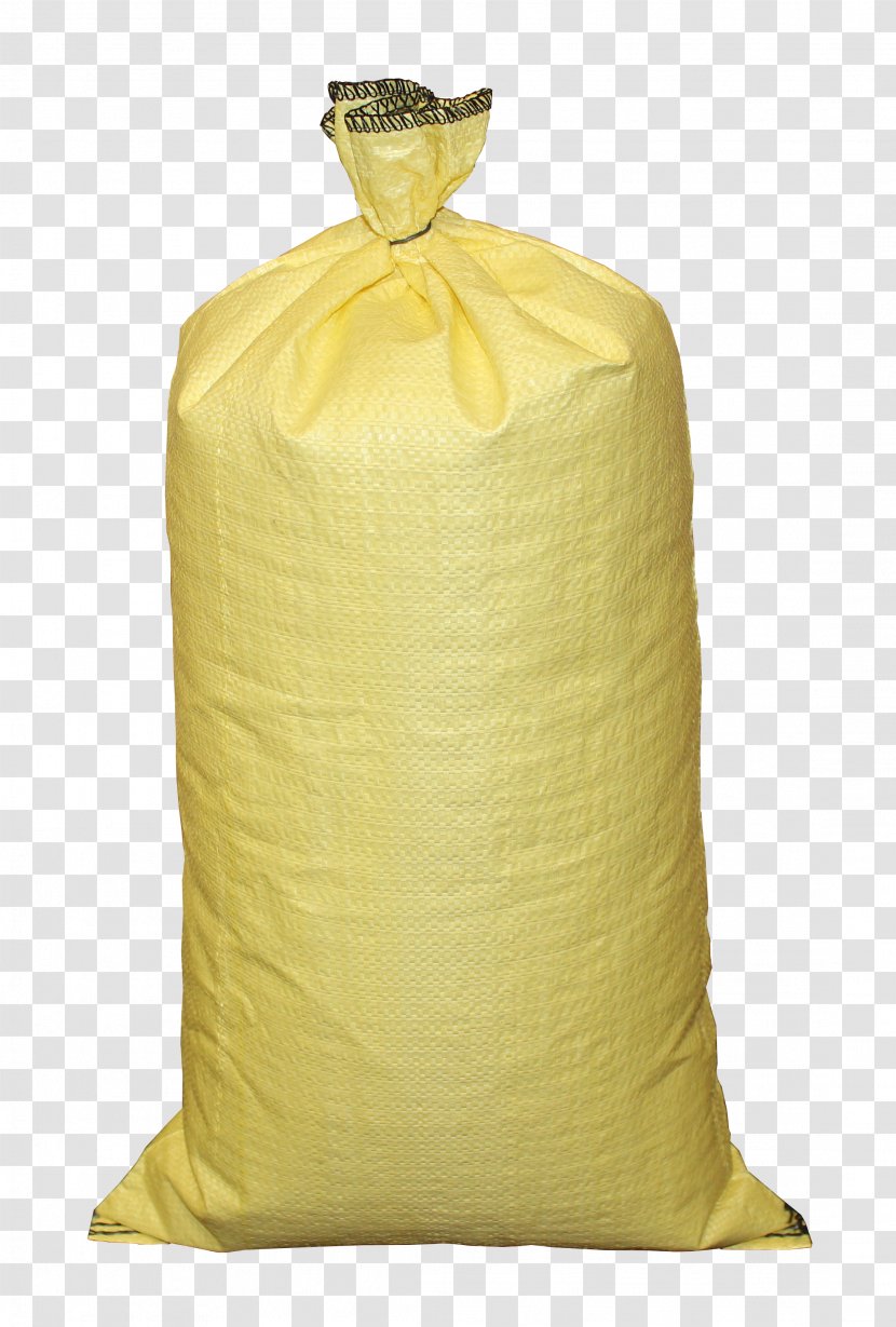 Sandbag Hydrosacks Polypropylene Earthbag Construction - Yellow - Bag Transparent PNG