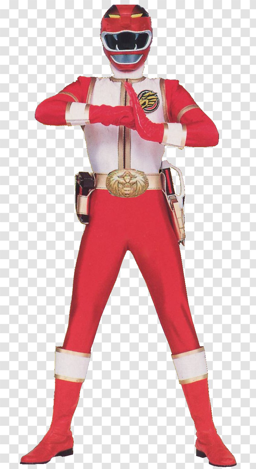 Red Ranger Jason Lee Scott Power Rangers Wild Force Super Sentai - Figurine - Tremendous Transparent PNG