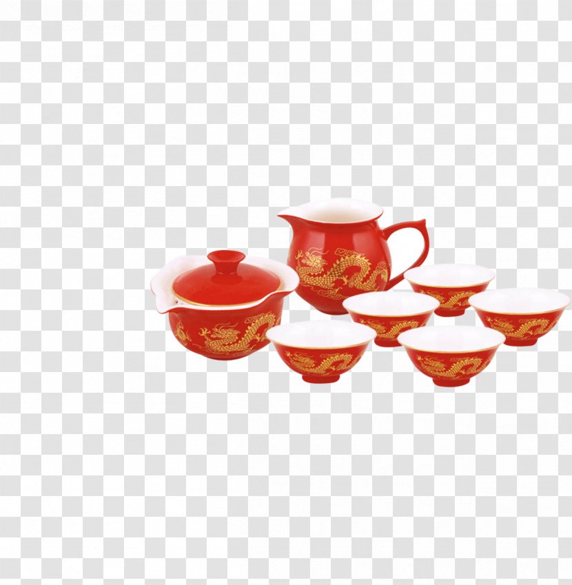 Teaware Teapot Tea Culture - Serveware - Set Transparent PNG