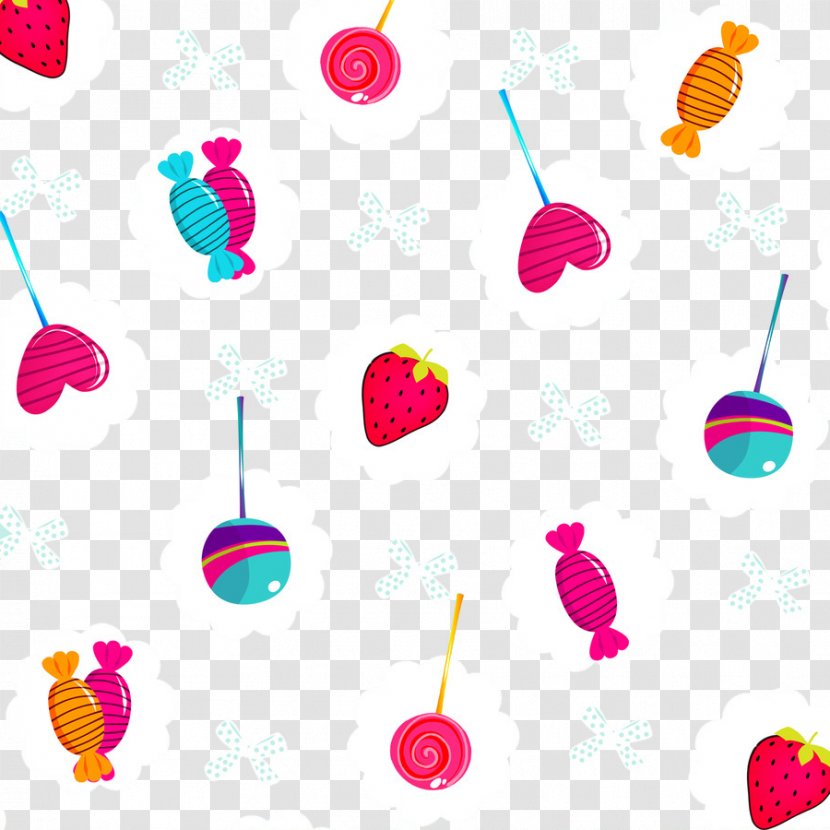 Lollipop Candy Clip Art - Heart - Hand-painted Cartoon 3d Creative,Lollipop Background Transparent PNG