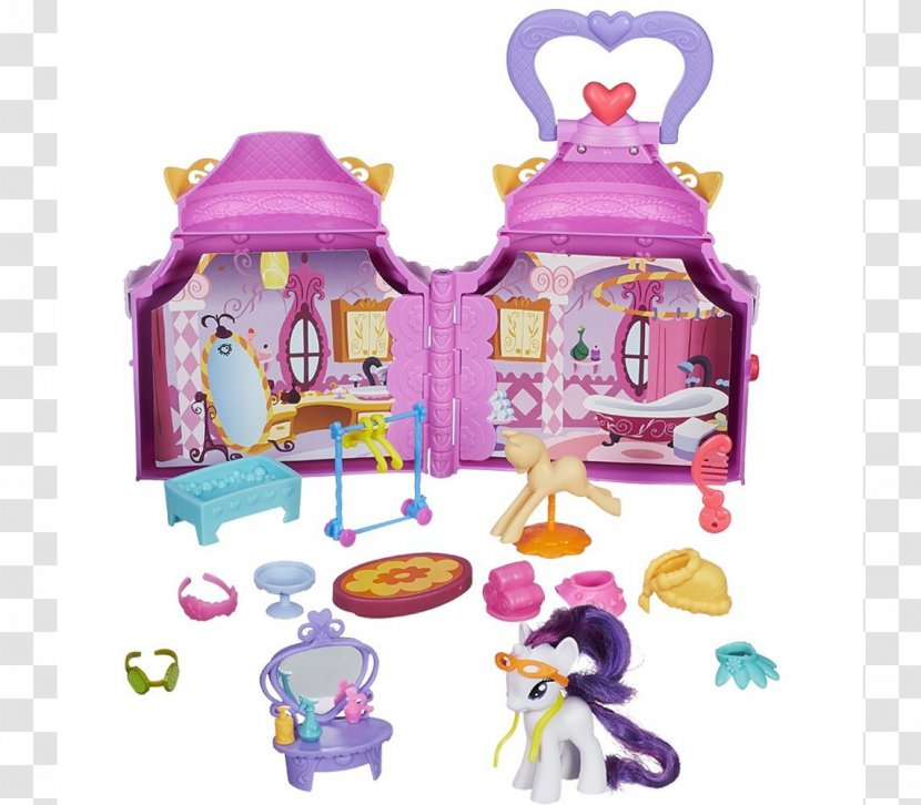Rarity Pinkie Pie Rainbow Dash Applejack Pony - Amazoncom - Carousel Transparent PNG
