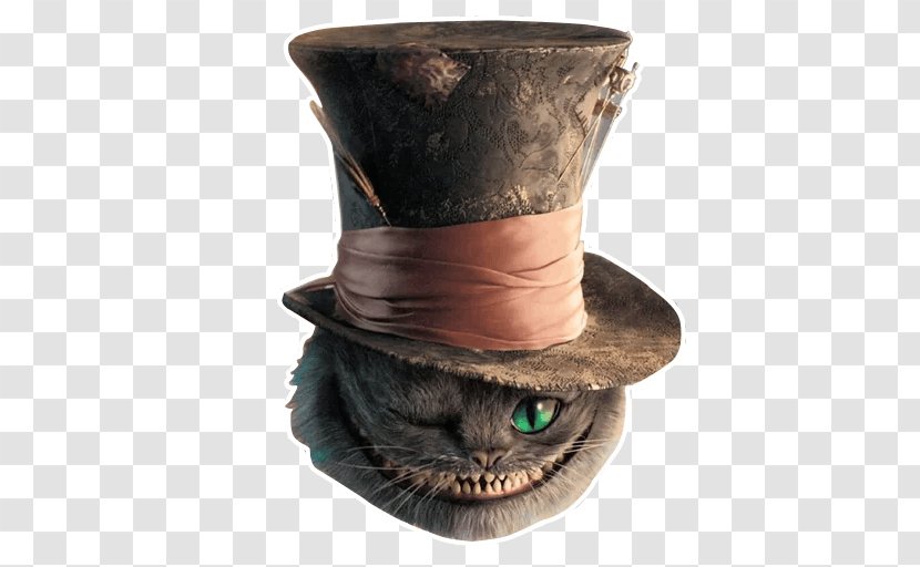 Cheshire Cat Mad Hatter White Rabbit Red Queen Knave Of Hearts - Alice In Wonderland Hat Transparent PNG