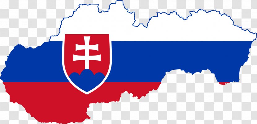 Flag Of Slovakia Map Nad Tatrou Sa Blýska - France Transparent PNG