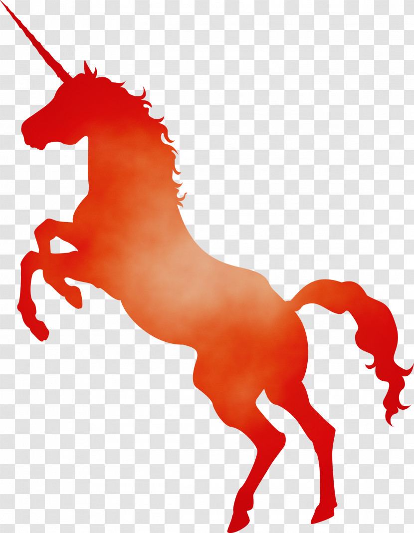 Mustang Stallion Wild Horse Mane Red Transparent PNG