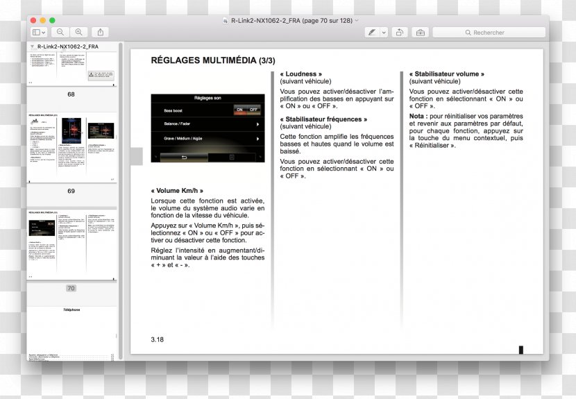 Brand Screenshot Multimedia Font - Renault Rlink Transparent PNG
