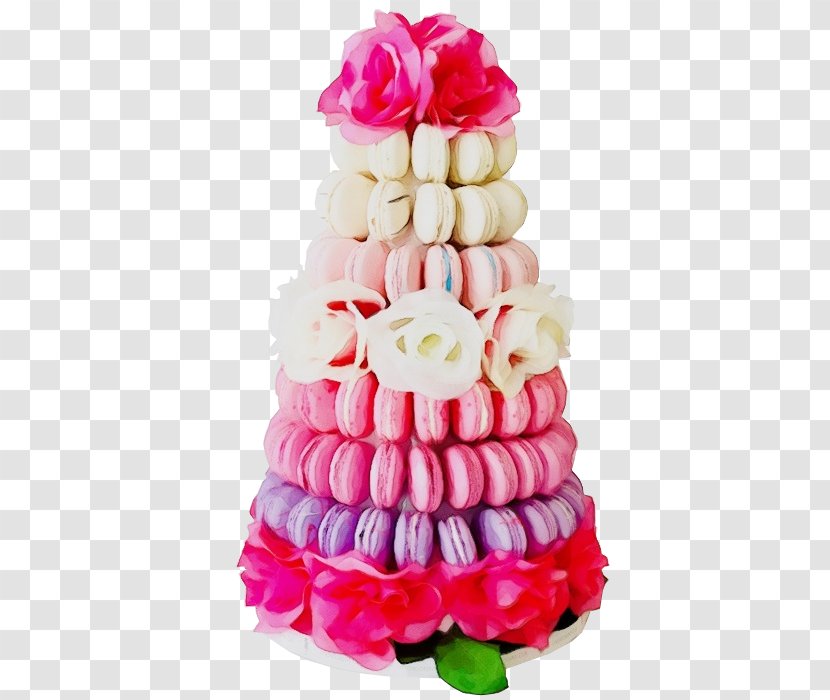 Pink Food Confectionery Dessert Baked Goods - Cake - Cuisine Petal Transparent PNG