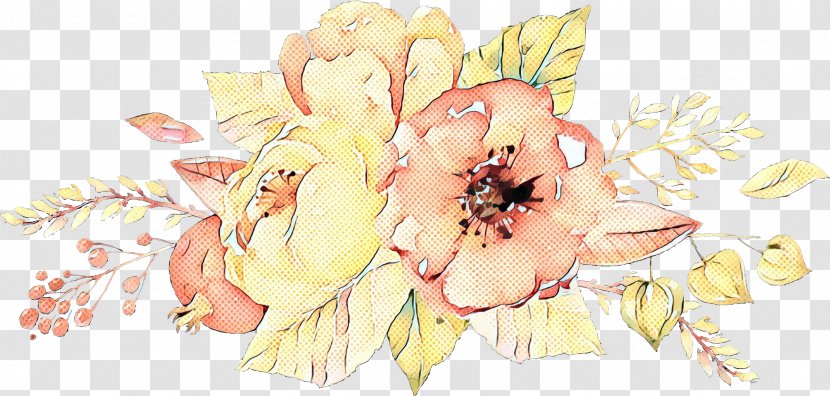 Flower Art Watercolor - Character - Paint Bouquet Transparent PNG