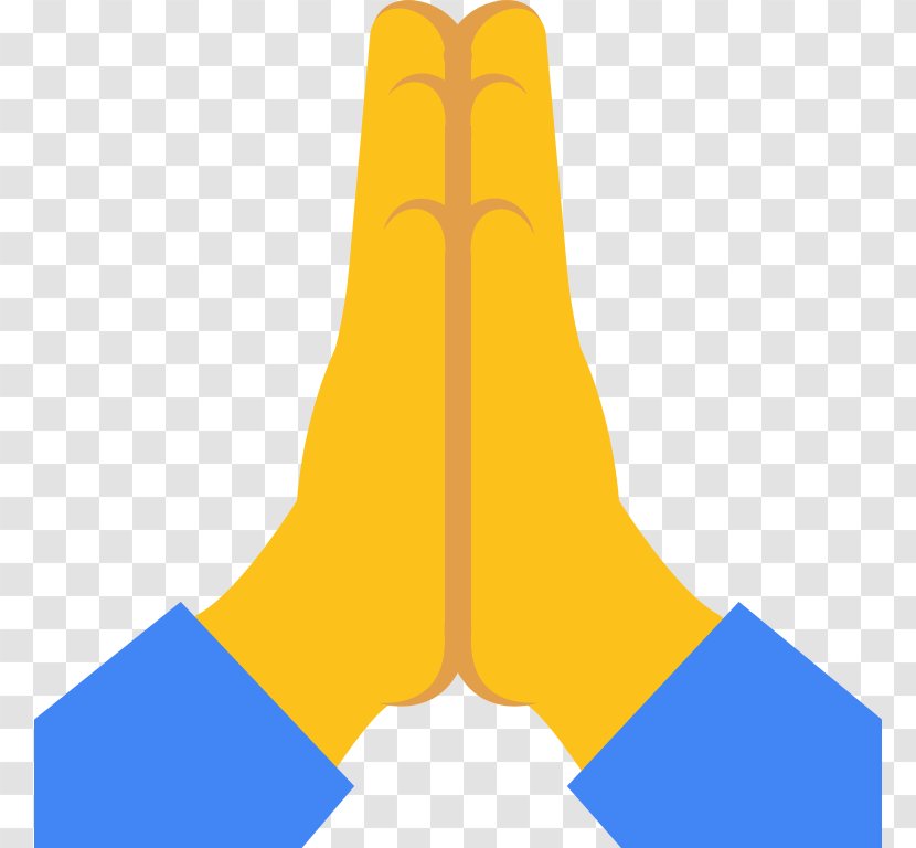 Praying Hands Emoji Prayer Gesture - Joint Transparent PNG