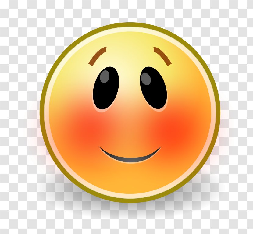 Smiley Blushing Emoticon Emoji - Embarrassment Transparent PNG