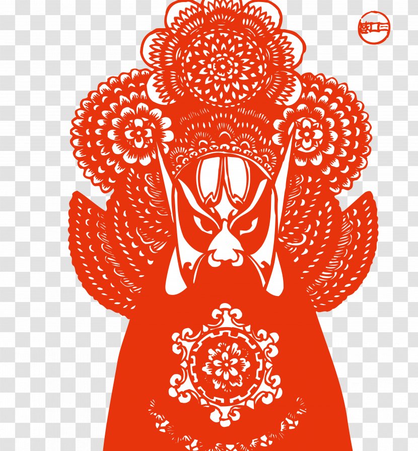 Peking Opera Illustration - Cartoon - Facebook Transparent PNG