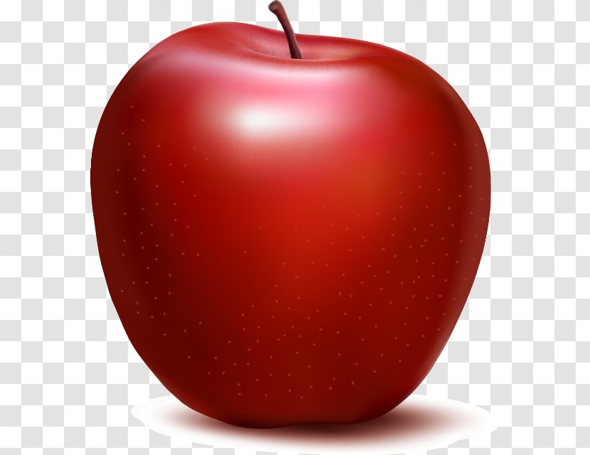 Apple Clip Art - Mcintosh - Fresh Red Painted Pattern Transparent PNG