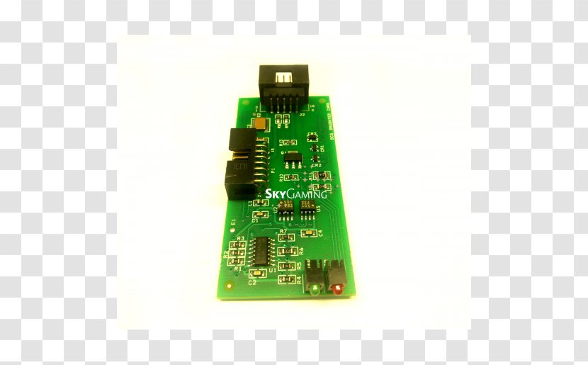 Microcontroller Hardware Programmer Electronics Sound Cards & Audio Adapters Flash Memory - Semiconductor - Sky Card Transparent PNG
