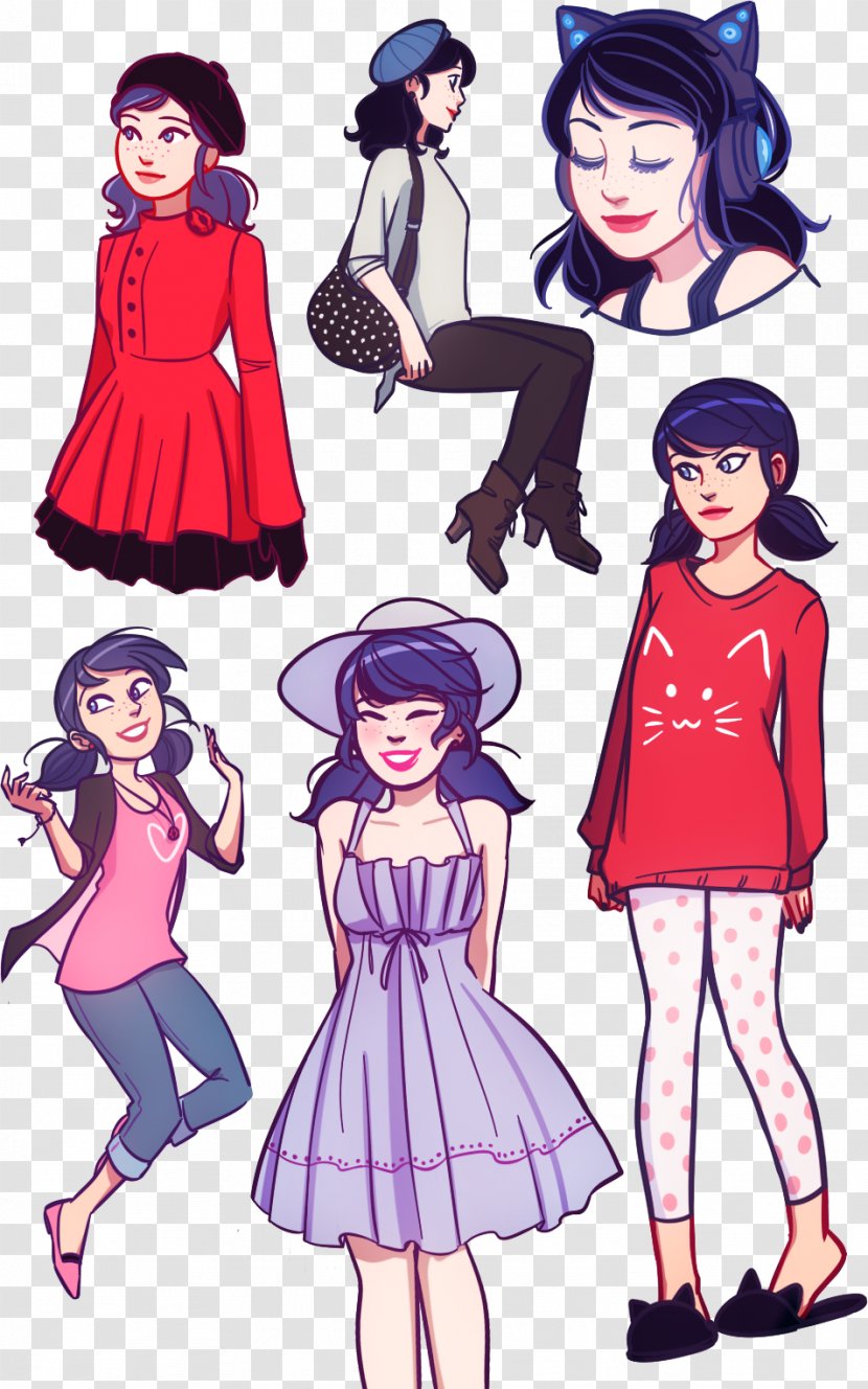 Miraculous: Tales Of Ladybug & Cat Noir Marinette Dupain-Cheng Drawing Animation - Heart - Lady Bug Transparent PNG