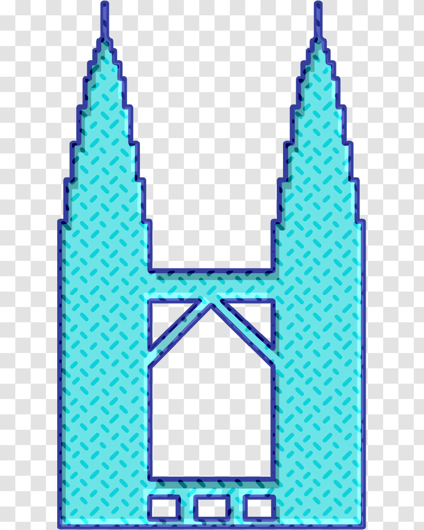 Petronas Twin Towers Icon Monuments Icon Malaysia Icon Transparent PNG
