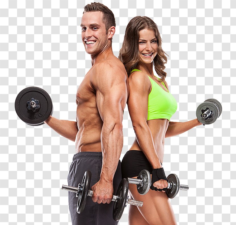 Fitness Centre Exercise Physical Personal Trainer - Cartoon - Dumbbell Transparent PNG