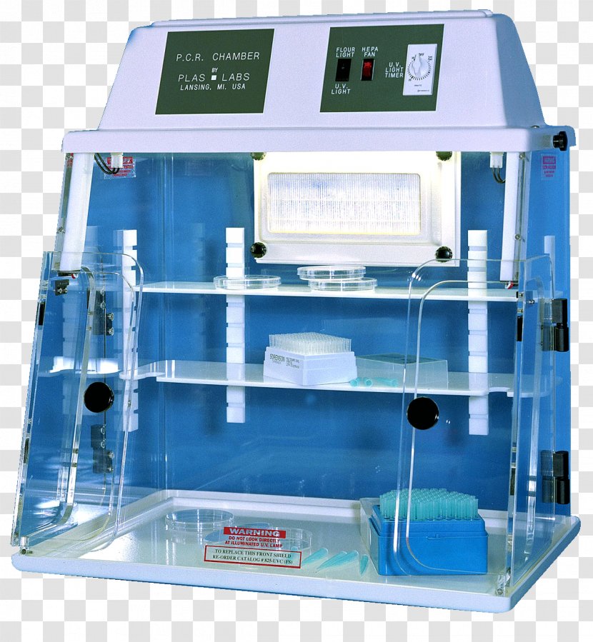 Glovebox Polymerase Chain Reaction Laboratory Nucleic Acid - Box - Plaslabs Inc Transparent PNG