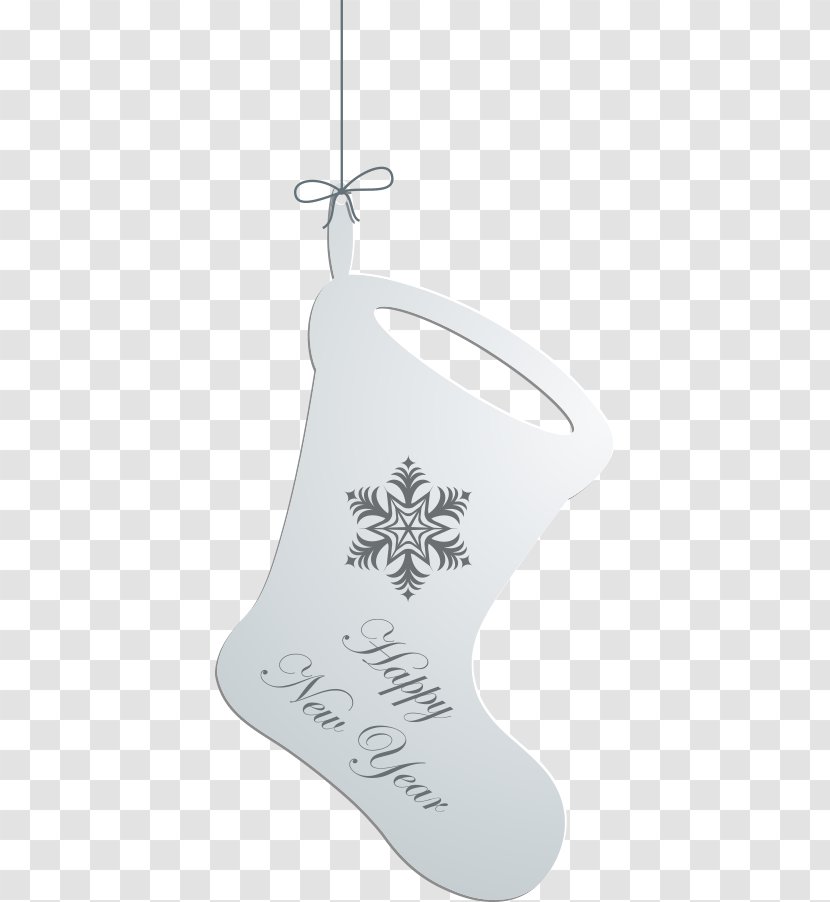 Christmas Stocking - Ornament - Vector Tag Transparent PNG