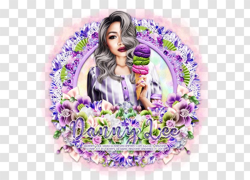 Floral Design Flower - Lilac - Delicious Ice Cream Transparent PNG