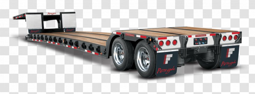 Lowboy Semi-trailer Truck Flatbed - Bed Part - Brand Transparent PNG