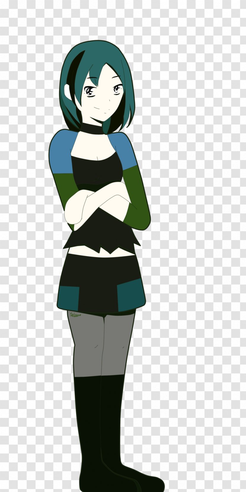 Gwen Total Drama Island Fan Art Drawing - Watercolor Transparent PNG