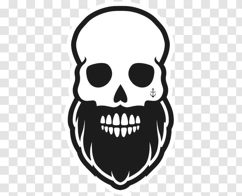 Cutthroatpete's Barbershop T-shirt Fashion Beard - Hairstyle - Skull Transparent PNG