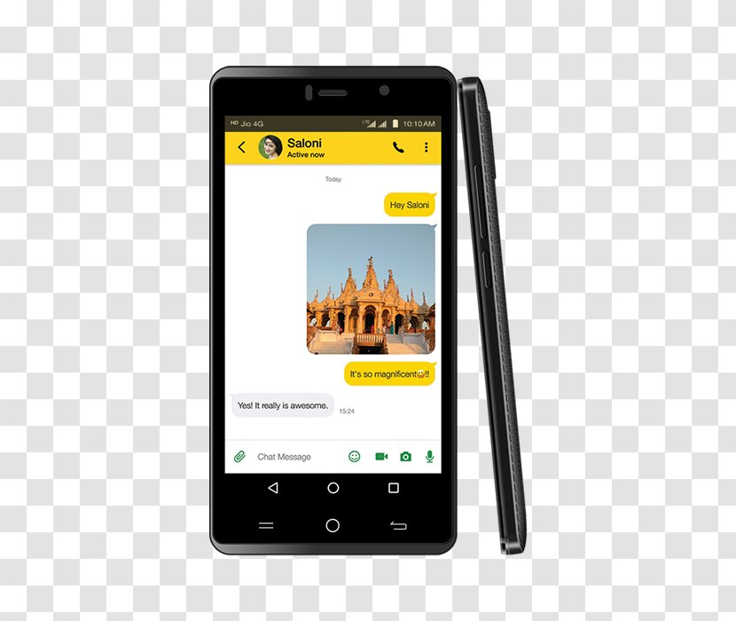 LYF Jio Android RAM Telephone - Feature Phone - Performance Transparent PNG