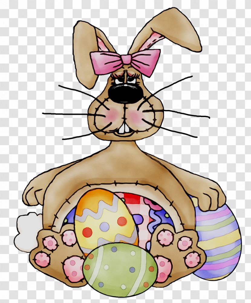 Easter Bunny Egg Illustration Clip Art - Design M Transparent PNG