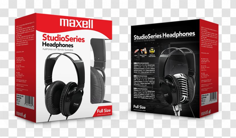 Headphones Maxell Audiowild Nappikuulokkeet Microphone - Electronics Transparent PNG