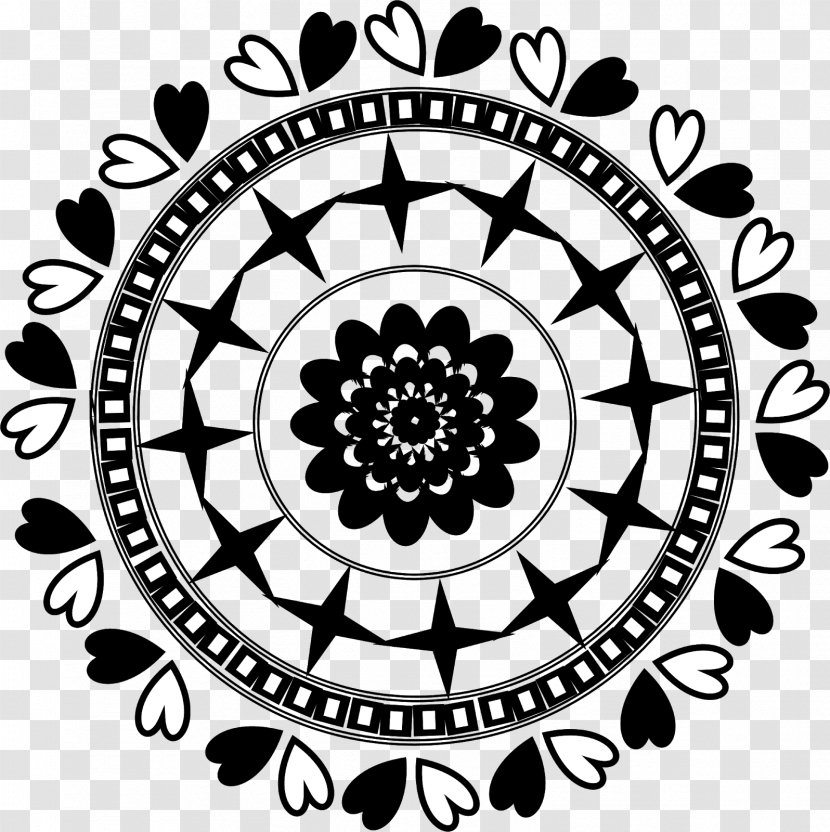 Symmetry Pattern Visual Arts Product Flower - Flora - Watercolor Mandala Transparent PNG