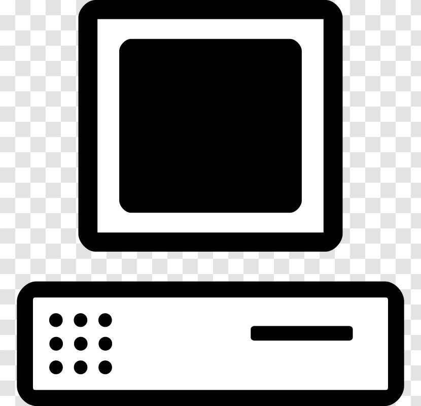 Computer Mouse Monitors Black And White Clip Art - Icon - Let's Connect Cliparts Transparent PNG