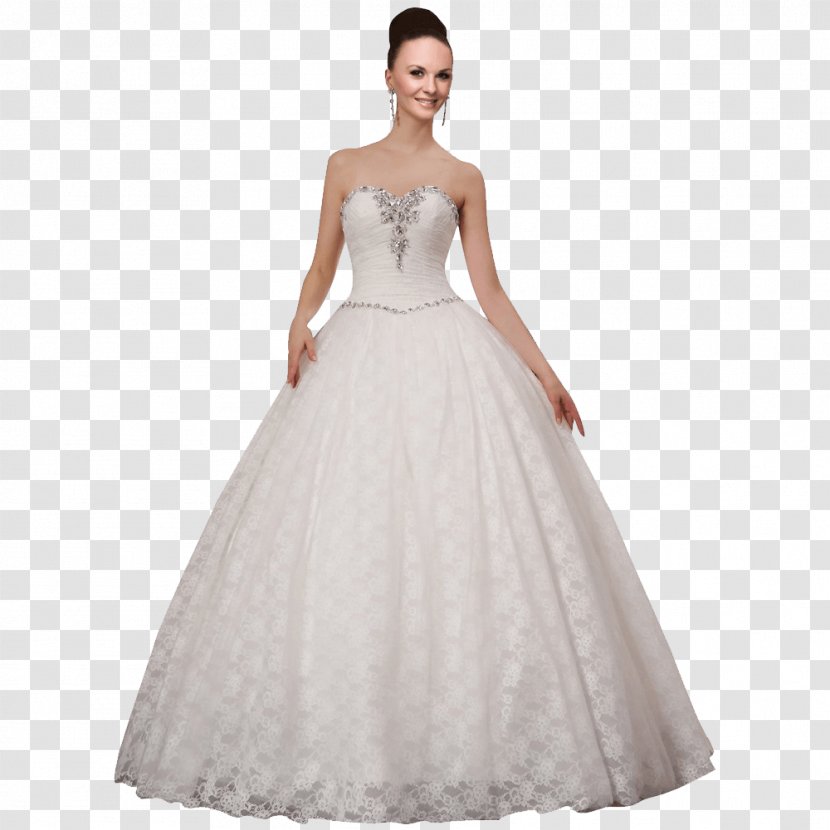 Wedding Dress Evening Gown Prom - Frame - Bride Transparent PNG