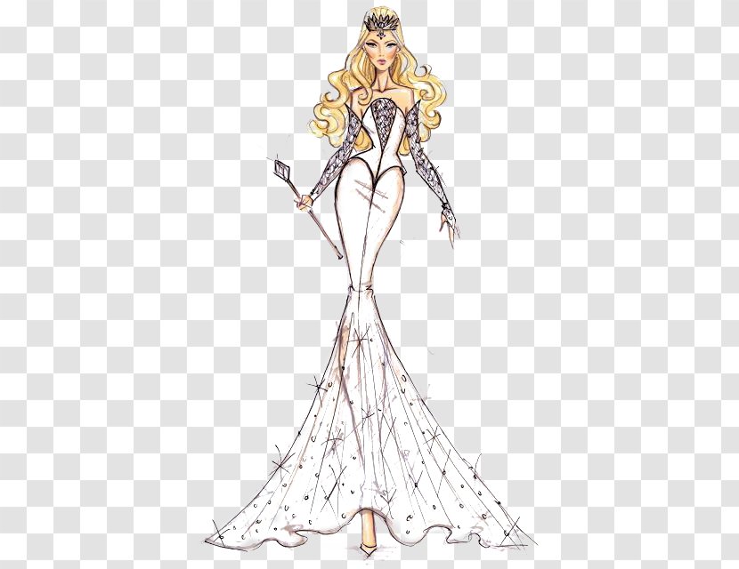 Glinda Wicked Witch Of The West East Fashion Illustration Drawing - Costume - Creative Europe Woman Transparent PNG