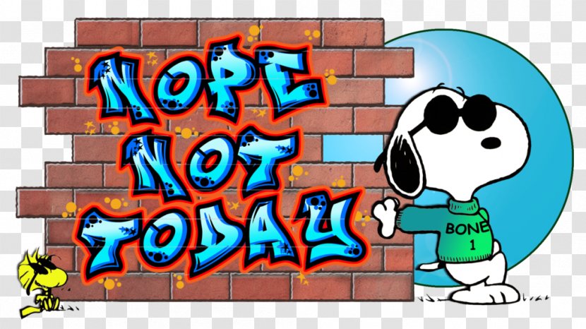Woodstock Snoopy Charlie Brown Peanuts Cartoon - Dog - Not Today Satan Transparent PNG