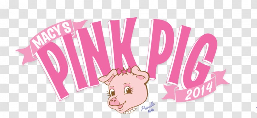 Lenox Square Pink Pig Macy's Clip Art - Child Transparent PNG