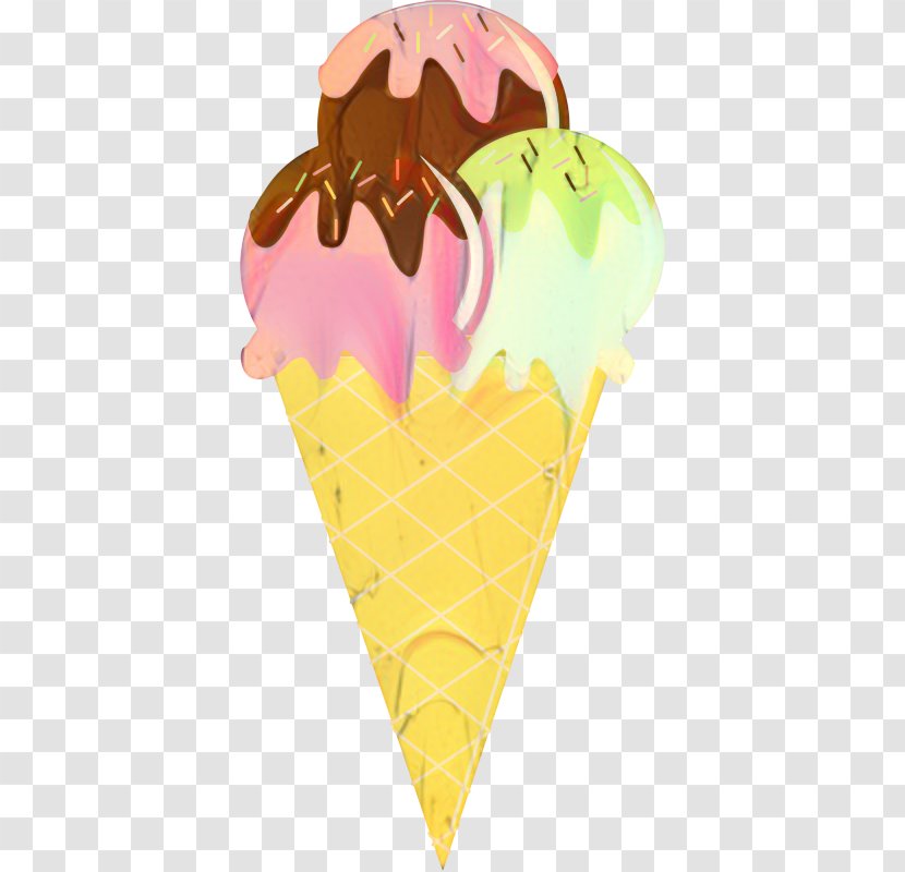 Ice Cream Cones - Food - Soft Serve Creams Transparent PNG