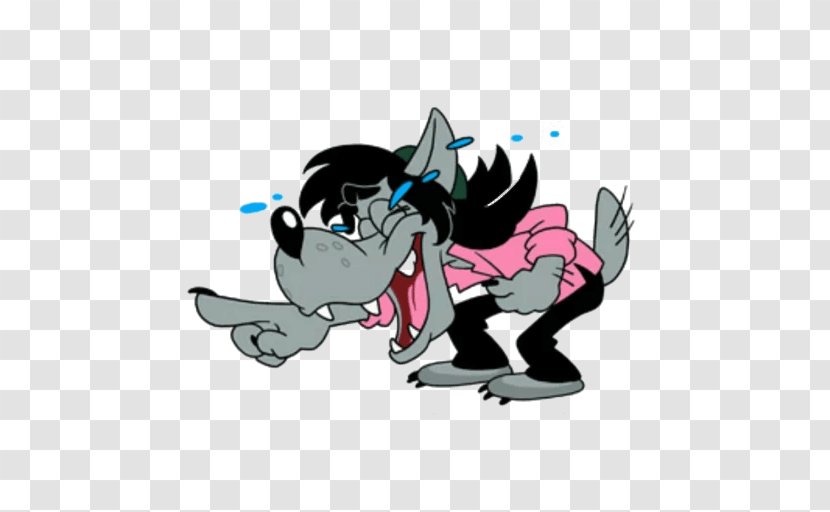 Telegram Animation Sticker Gray Wolf Hare - Heart Transparent PNG