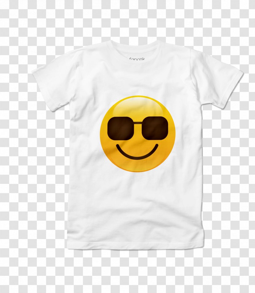 Smiley Sunglasses T-shirt Sleeve Font Transparent PNG