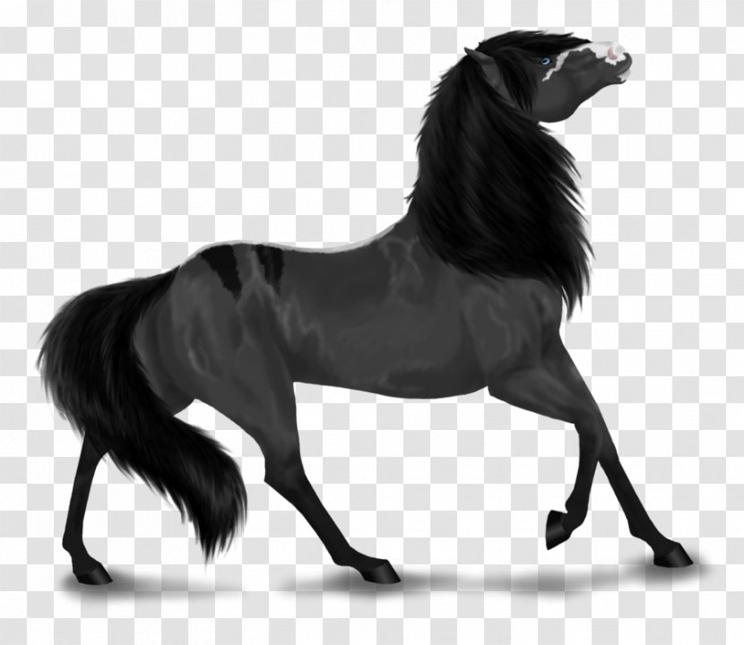 Mane Mustang Stallion Bridle Halter - Runner Shadow Transparent PNG
