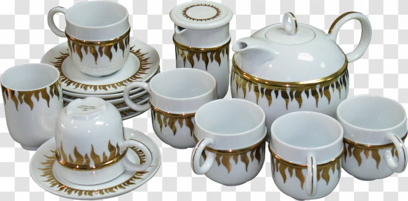 Teapot Coffee Cup Tea Set - Serveware Transparent PNG