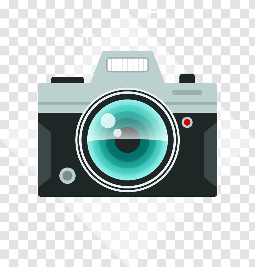 Camera Lens Photography - Vector Color Design Transparent PNG