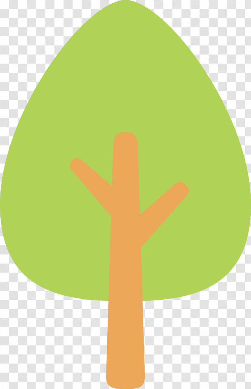Green Leaf Symbol Plant Transparent PNG