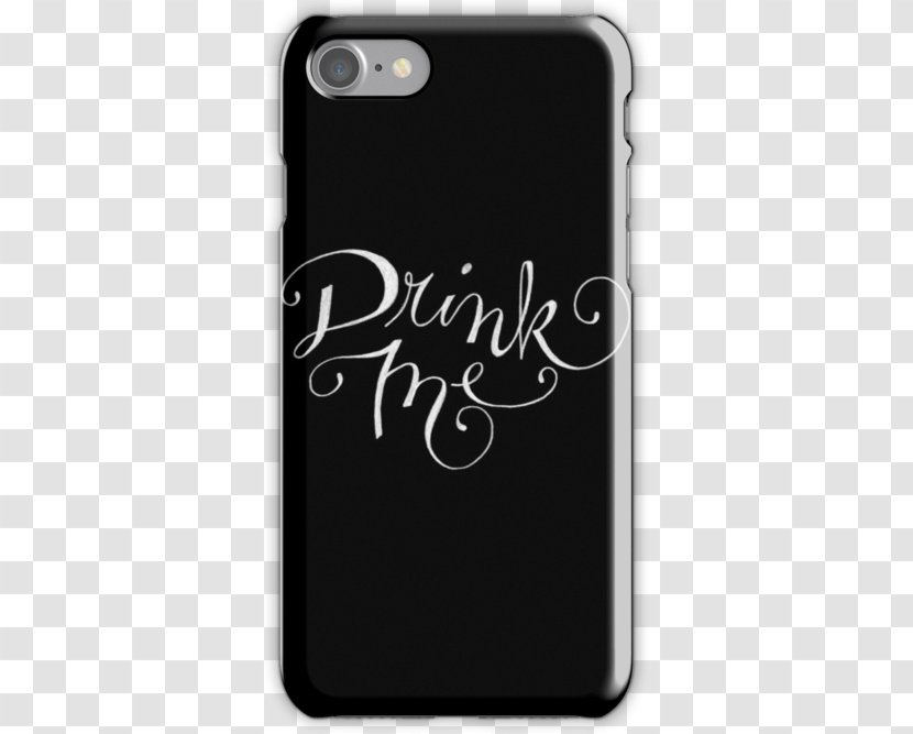 Apple IPhone 7 Plus X 6 4S Snap Case - Iphone - Drink Me Transparent PNG
