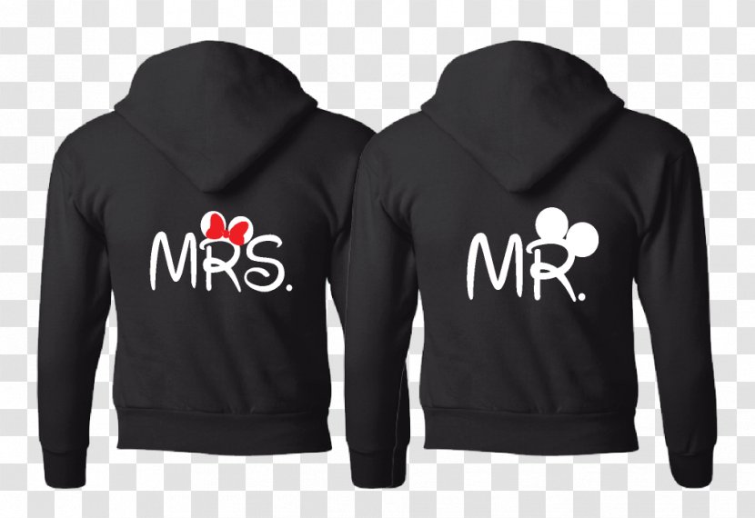 T-shirt Hoodie Minnie Mouse Mickey Sweater - Silhouette Transparent PNG