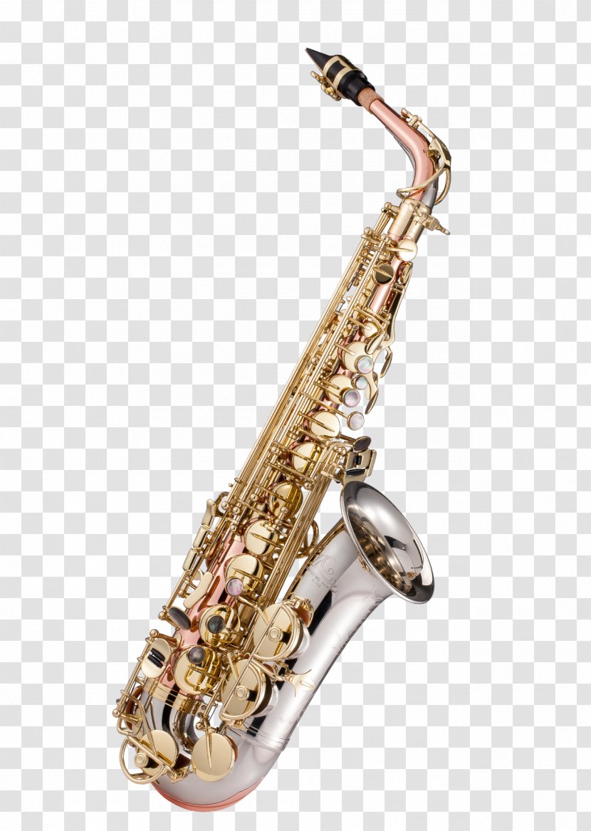 Alto Saxophone Tenor Key Brass Instruments - Silhouette Transparent PNG