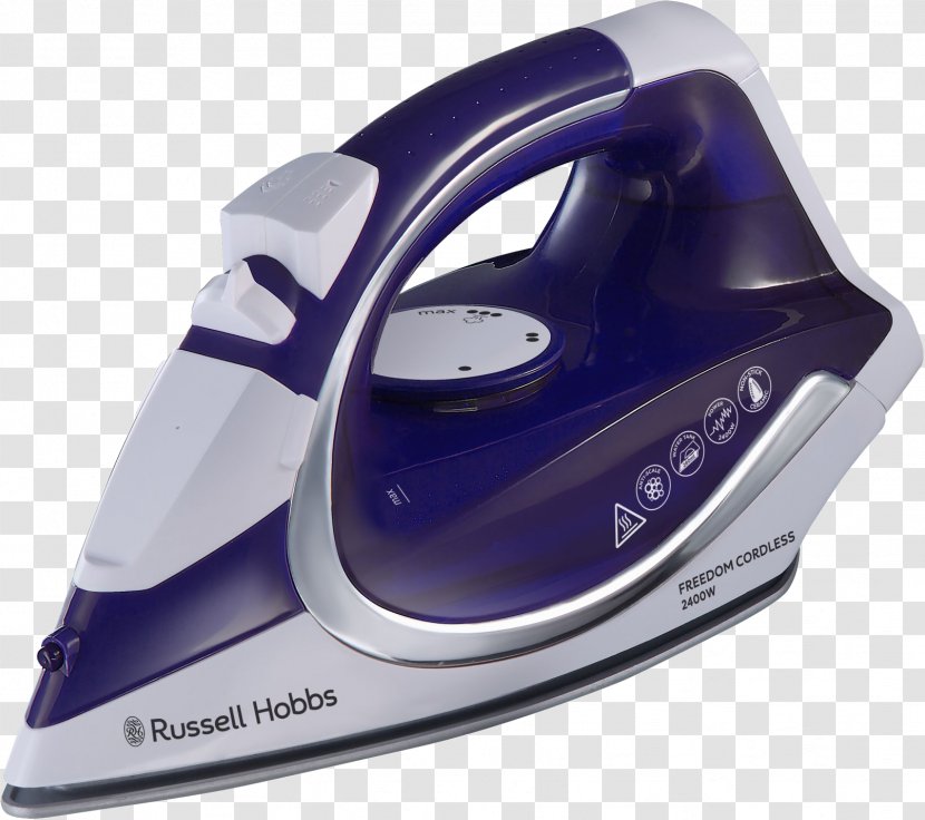 Clothes Iron Russell Hobbs Steam Kettle Ironing - Small Appliance Transparent PNG