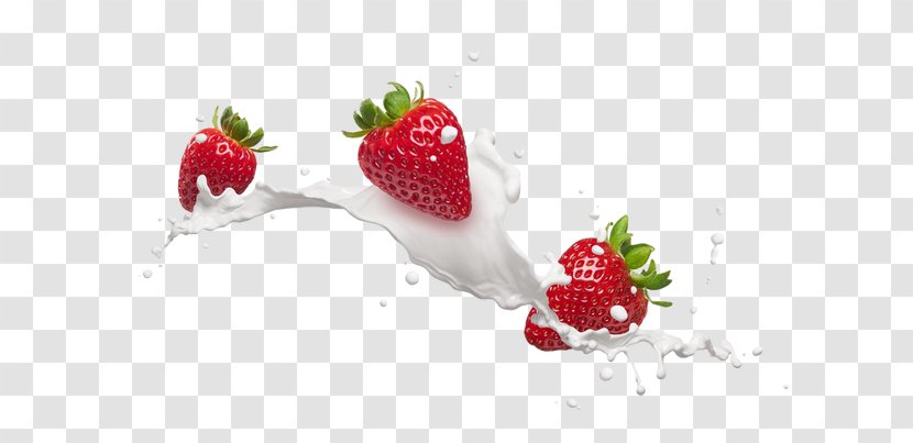 Flavored Milk Breakfast Cereal Cream Strawberry - Whipped Transparent PNG