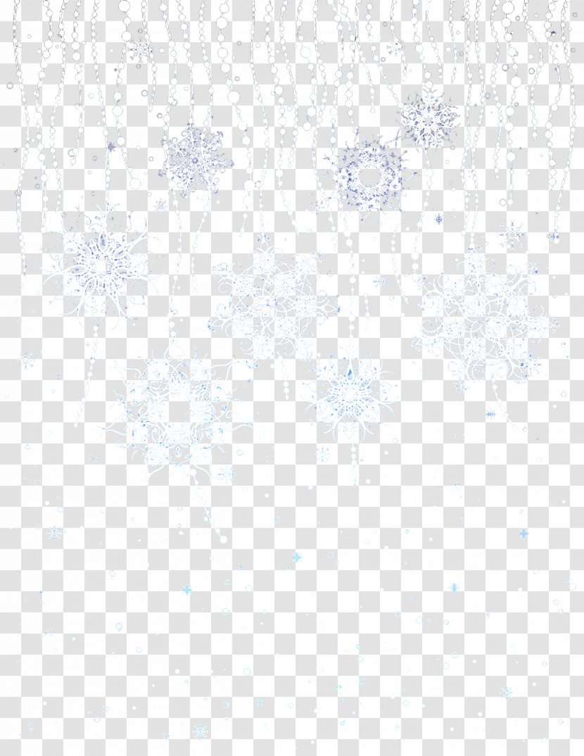 Blue Pattern - Natural History - Snowflake Image Transparent PNG