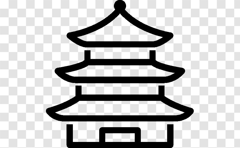 Giant Wild Goose Pagoda Chinese Japanese - Temple Architecture - China Transparent PNG