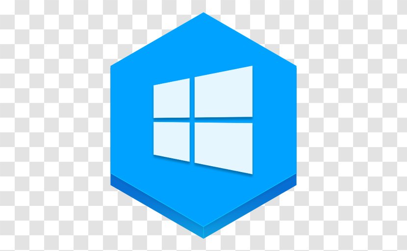 Blue Square Angle Area - Point - Windows Transparent PNG